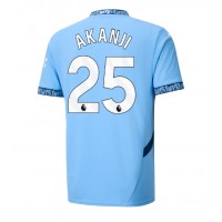 Pánský Fotbalový dres Manchester City Manuel Akanji #25 2024-25 Domácí Krátký Rukáv